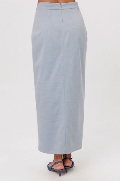 Юбка Butеr 2987 серо-голубой - фото 6