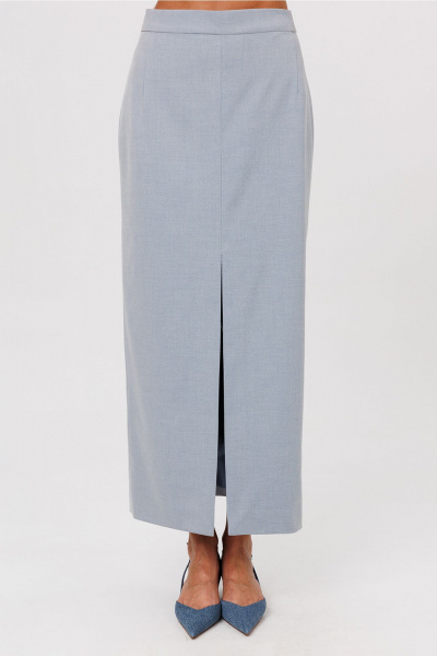 Юбка Butеr 2987 серо-голубой - фото 5