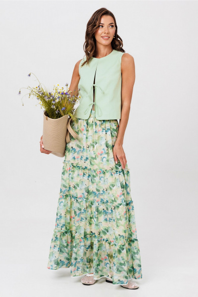 Юбка Butеr 3052 салатовый - фото 1