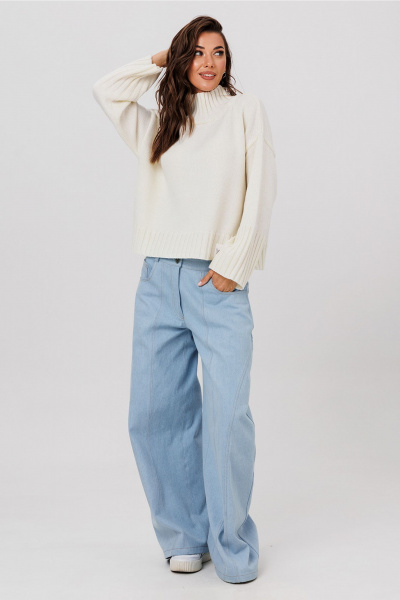Брюки Butеr 3112 голубой - фото 6