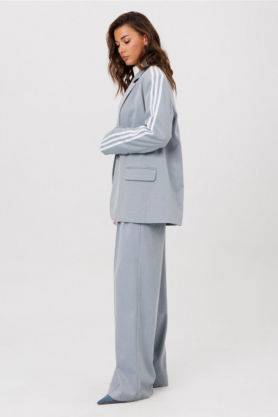 Жакет Butеr 3116 серо-голубой - фото 12