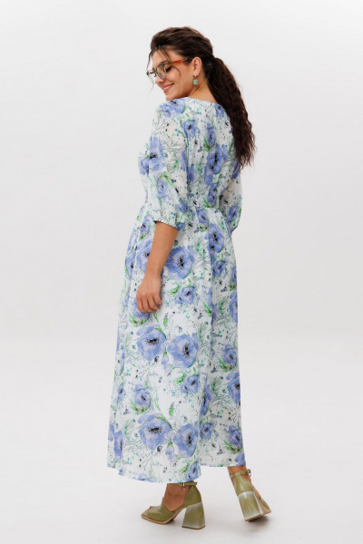 Платье Anelli 1605 льняное_утро - фото 10