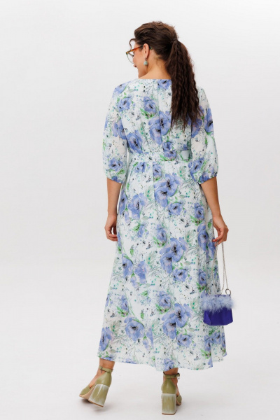 Платье Anelli 1605 льняное_утро - фото 8