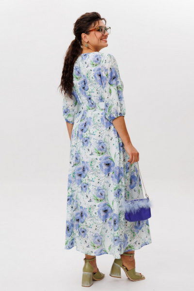 Платье Anelli 1605 льняное_утро - фото 4