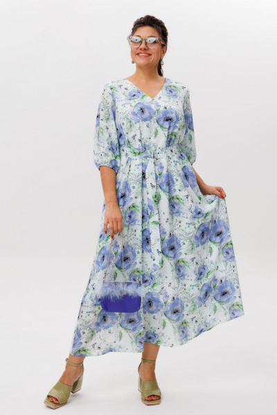 Платье Anelli 1605 льняное_утро - фото 1