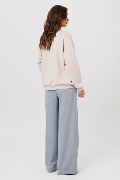 Брюки Butеr 3145 серо-голубой - фото 9