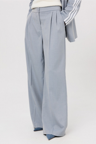 Брюки Butеr 3145 серо-голубой - фото 6