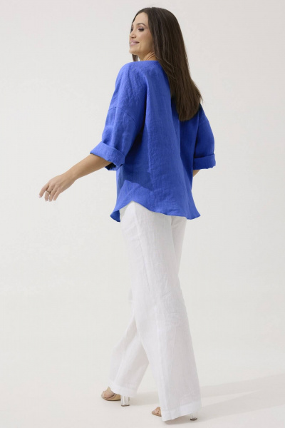 Блуза Ma Сherie 1162 сине-фиолетовый - фото 2