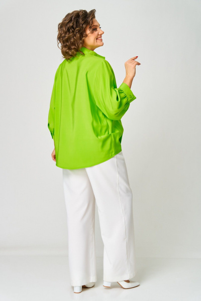 Брюки, рубашка Danaida 2216 зеленый/белый - фото 8