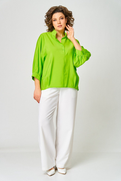 Брюки, рубашка Danaida 2216 зеленый/белый - фото 5