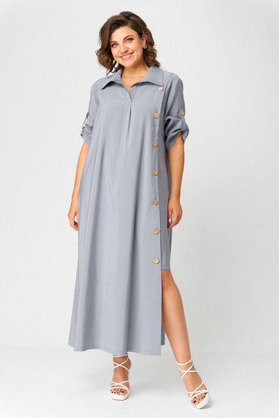 Платье Danaida 2265 серый - фото 5