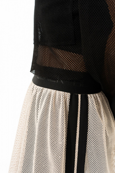 Юбка Luna 245 молоко_чёрный - фото 12