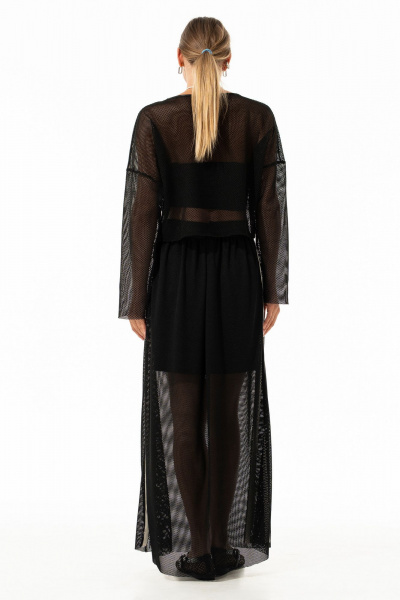 Лонгслив Luna 243 чёрный - фото 6