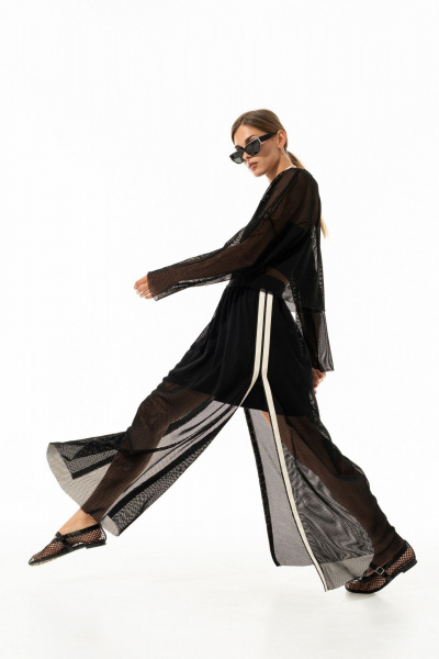 Лонгслив Luna 243 чёрный - фото 4