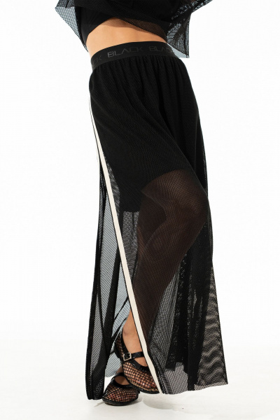 Лонгслив, юбка Luna 242 чёрный - фото 5