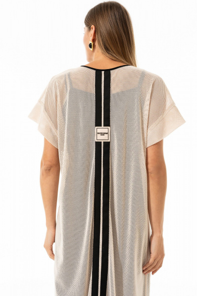 Платье Luna 241 молоко_чёрный - фото 7