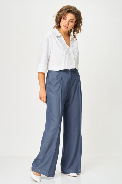 Брюки Andina city 2021-25 синий_джинс - фото 7