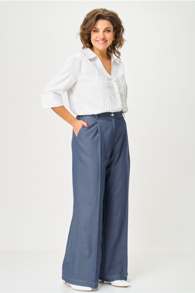 Брюки Andina city 2021-25 синий_джинс - фото 5