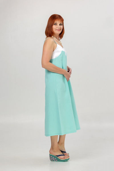 Сарафан Соджи 652 бирюзовый - фото 6