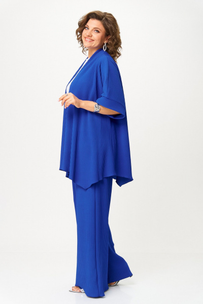 Брюки, кардиган, футболка Michel chic 1427 василек - фото 3