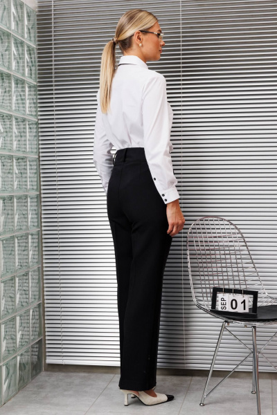 Брюки Мода Юрс 2883br черный - фото 7