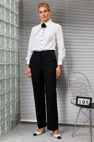 Брюки Мода Юрс 2883br черный - фото 5