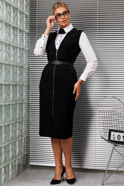 Сарафан Мода Юрс 2832sar черный - фото 1