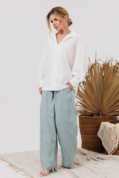 Брюки AMORI 5215Г мята - фото 2