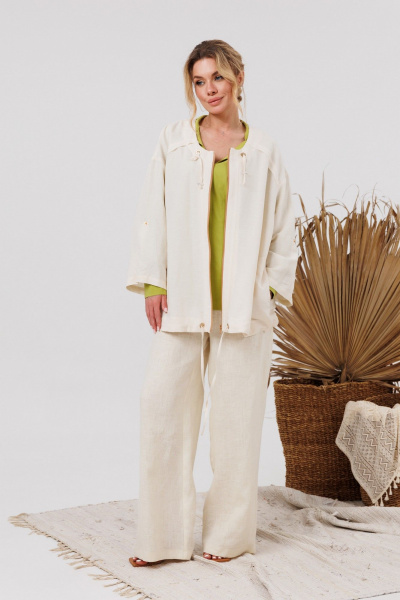 Брюки AMORI 5215Д топленое_молоко - фото 4