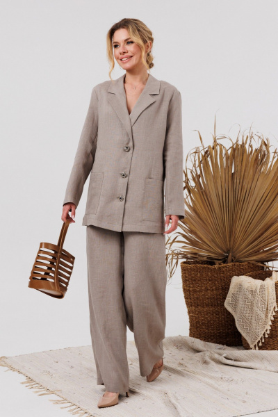 Брюки AMORI 5215Е капучино - фото 2