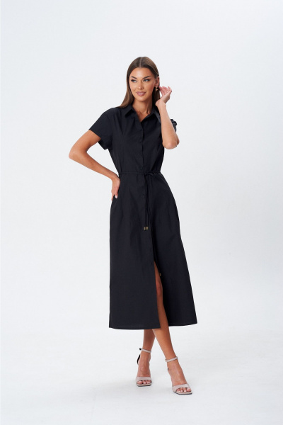 Платье Lady Line 1603 черный - фото 5