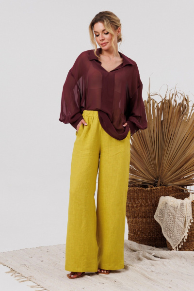 Блуза AMORI 6474 вишня - фото 3