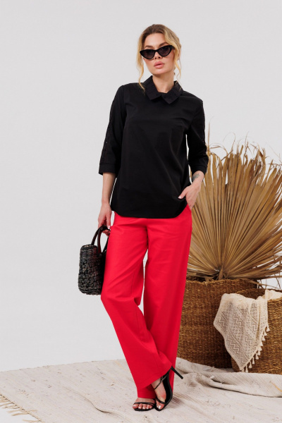 Блуза AMORI 6478 черный - фото 1