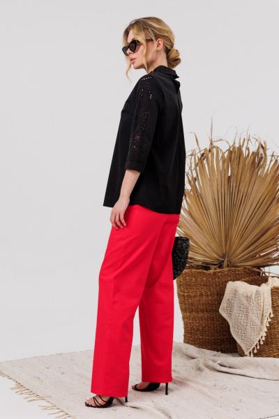 Блуза AMORI 6478 черный - фото 5