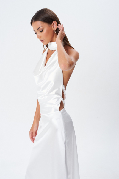 Платье Lady Line 1605 молочный - фото 12