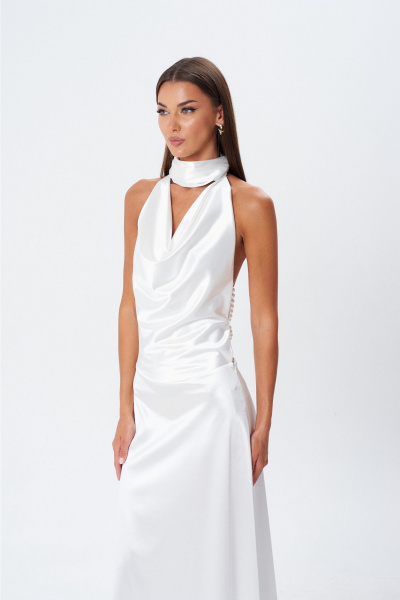 Платье Lady Line 1605 молочный - фото 11