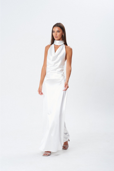 Платье Lady Line 1605 молочный - фото 9