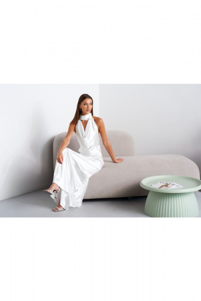 Платье Lady Line 1605 молочный - фото 7