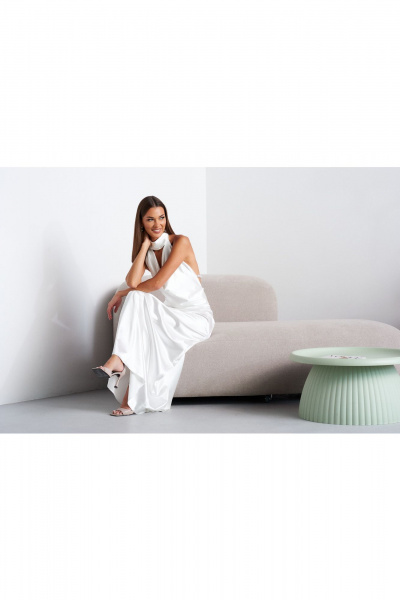 Платье Lady Line 1605 молочный - фото 6