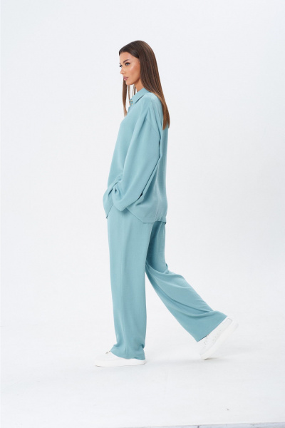 Блуза, брюки Lady Line 1607 мята - фото 2