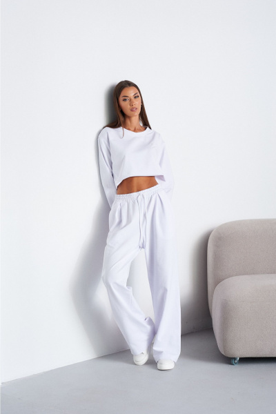 Брюки, джемпер Lady Line 1608 белый - фото 10