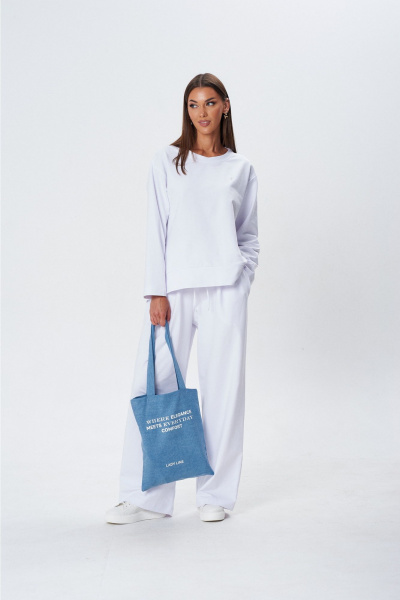 Брюки, джемпер Lady Line 1608 белый - фото 5