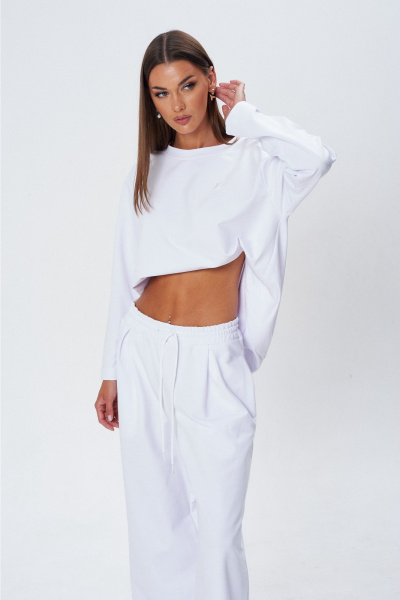 Брюки, джемпер Lady Line 1608 белый - фото 3