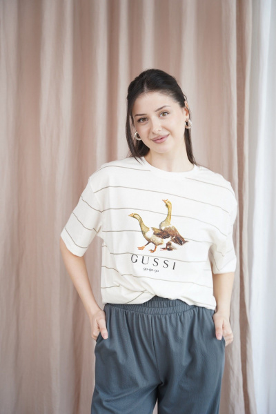 Джемпер Купалинка 658742.170-176 полоска - фото 8