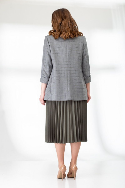 Блуза, жакет, юбка Elady 3826 клетка - фото 8