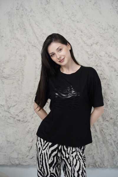 Брюки, джемпер Купалинка 657202.158-164 к.черный,набивка - фото 4