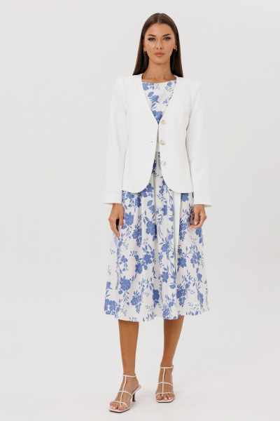 Жакет, платье, пояс Ларс Стиль 1075/2 - фото 5