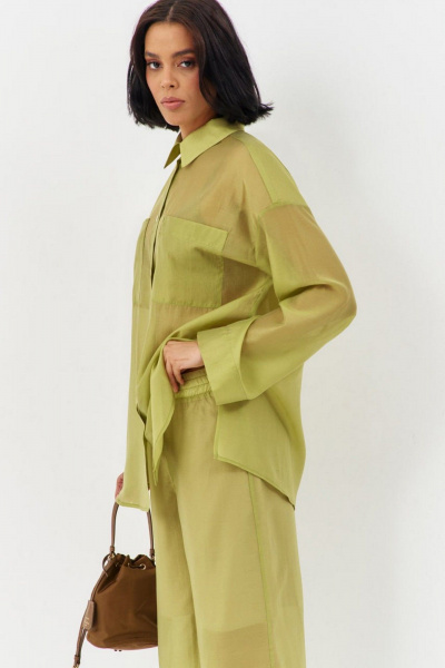 Блуза, брюки FLAIM 1166.01/1 фисташка - фото 3