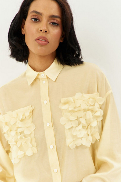 Юбка FLAIM 2010/1 желтый_сливочный - фото 5