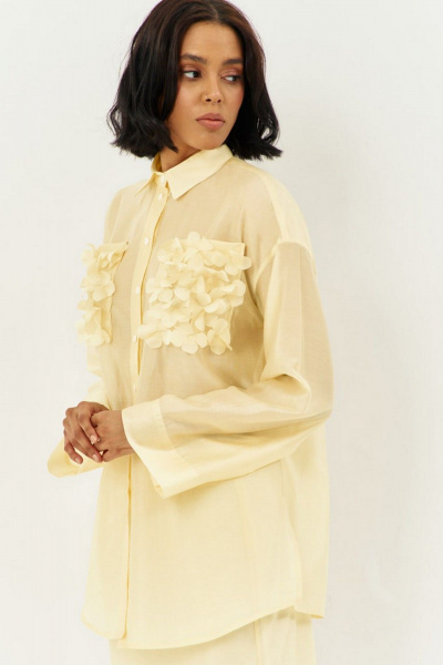 Юбка FLAIM 2010/1 желтый_сливочный - фото 4